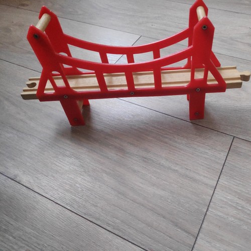 Brio railway suspension bridge