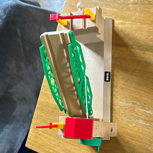 Brio wooden drawbridge bridge - brio,